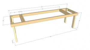 Fabriquer un grand bureau à partir du mécano MOB