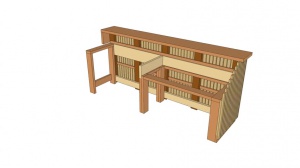 Fabriquer un bar très design à partir du mécano MOB