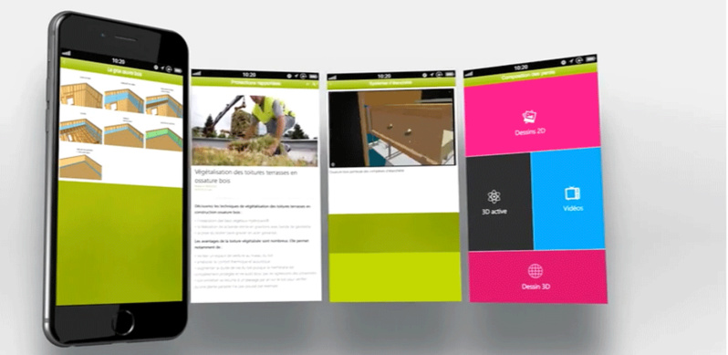 WEB APP : une information dynamique pour les chantiers de toitures terrasses