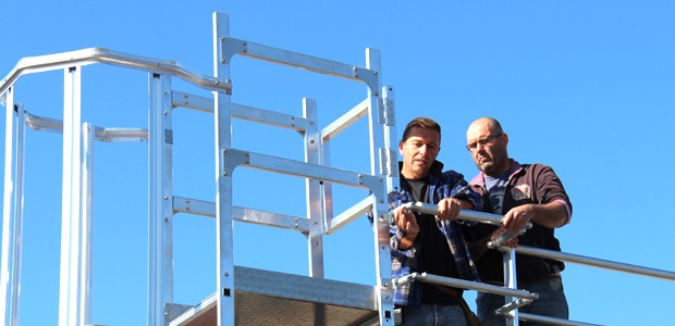 Les toitures terrasses des ateliers sont désormais accessibles et sécurisées Les toitures terrasses des ateliers sont désormais accessibles et sécurisées