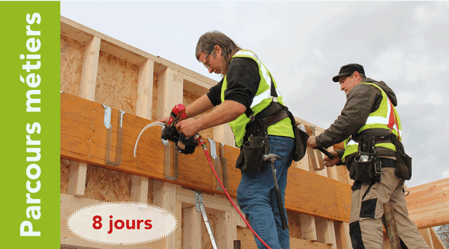 Parcours Métiers Construire en OSSATURE BOIS (8 jours)