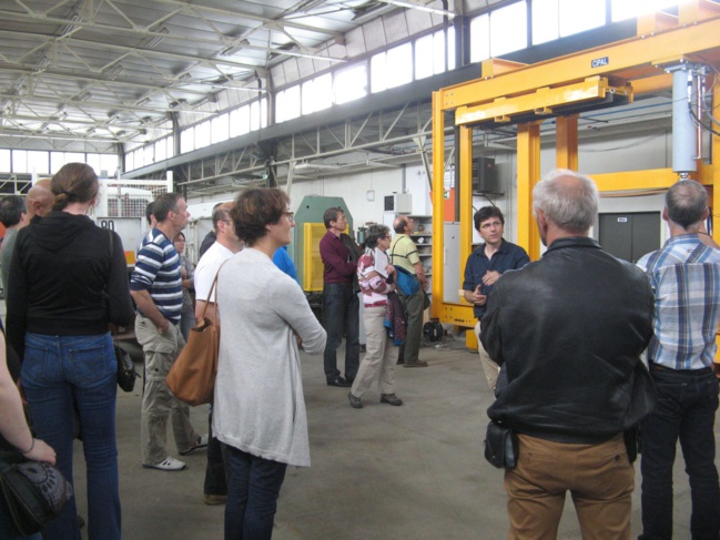 Visite du plateau expérimental du laboratoire