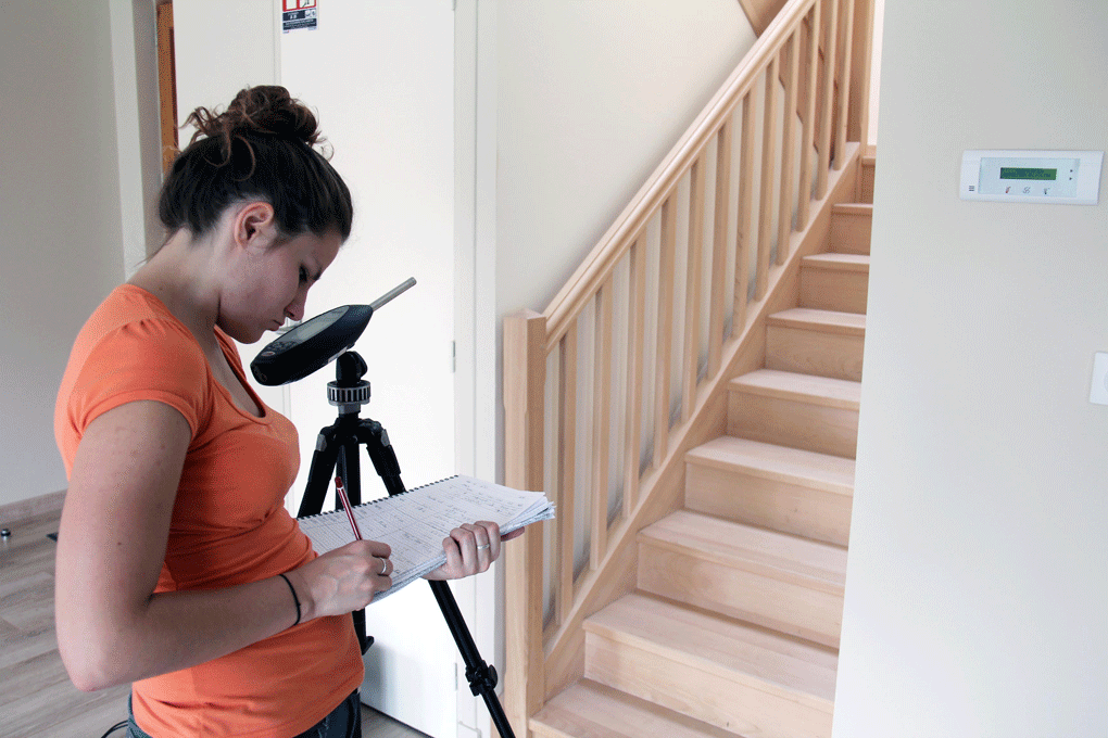 Relevé des mesures affichées sur le sonomètre Relevé des mesures affichées sur le sonomètre