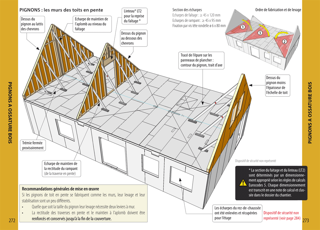 Extrait livre COB Le poche - Chapitre Pignons à ossature bois