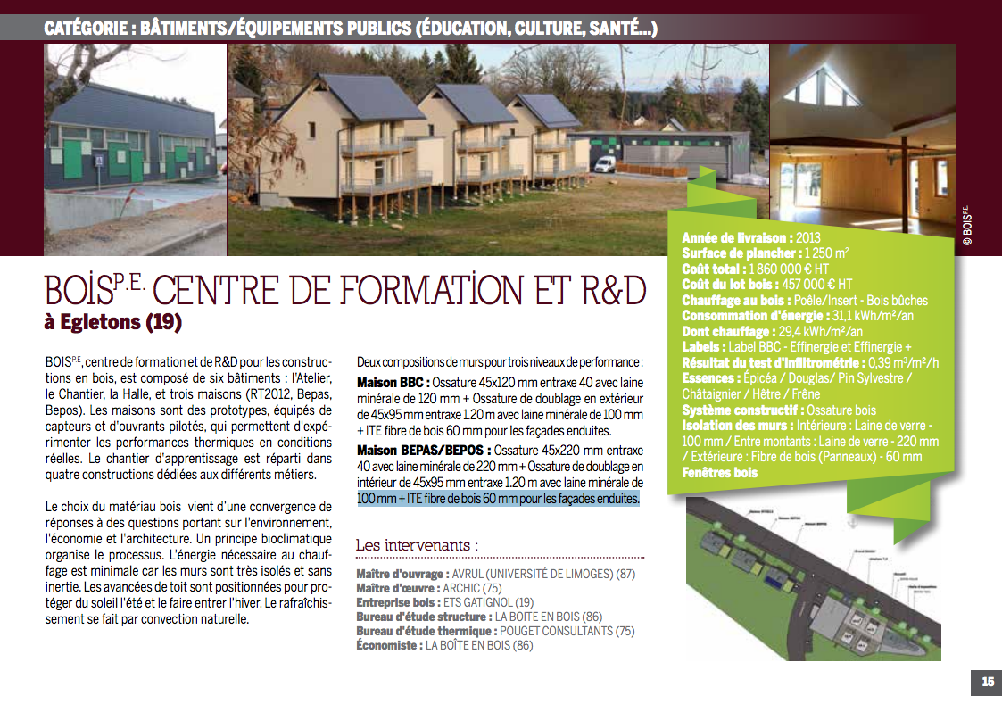 Bois PE est dans le Palmarès Construction Bois en Limousin Bois PE est dans le Palmarès Construction Bois en Limousin