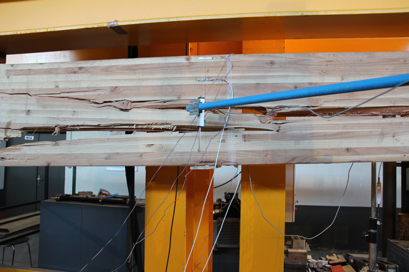 Vue du dispositif d'instrumentation. Vue du dispositif d'instrumentation.