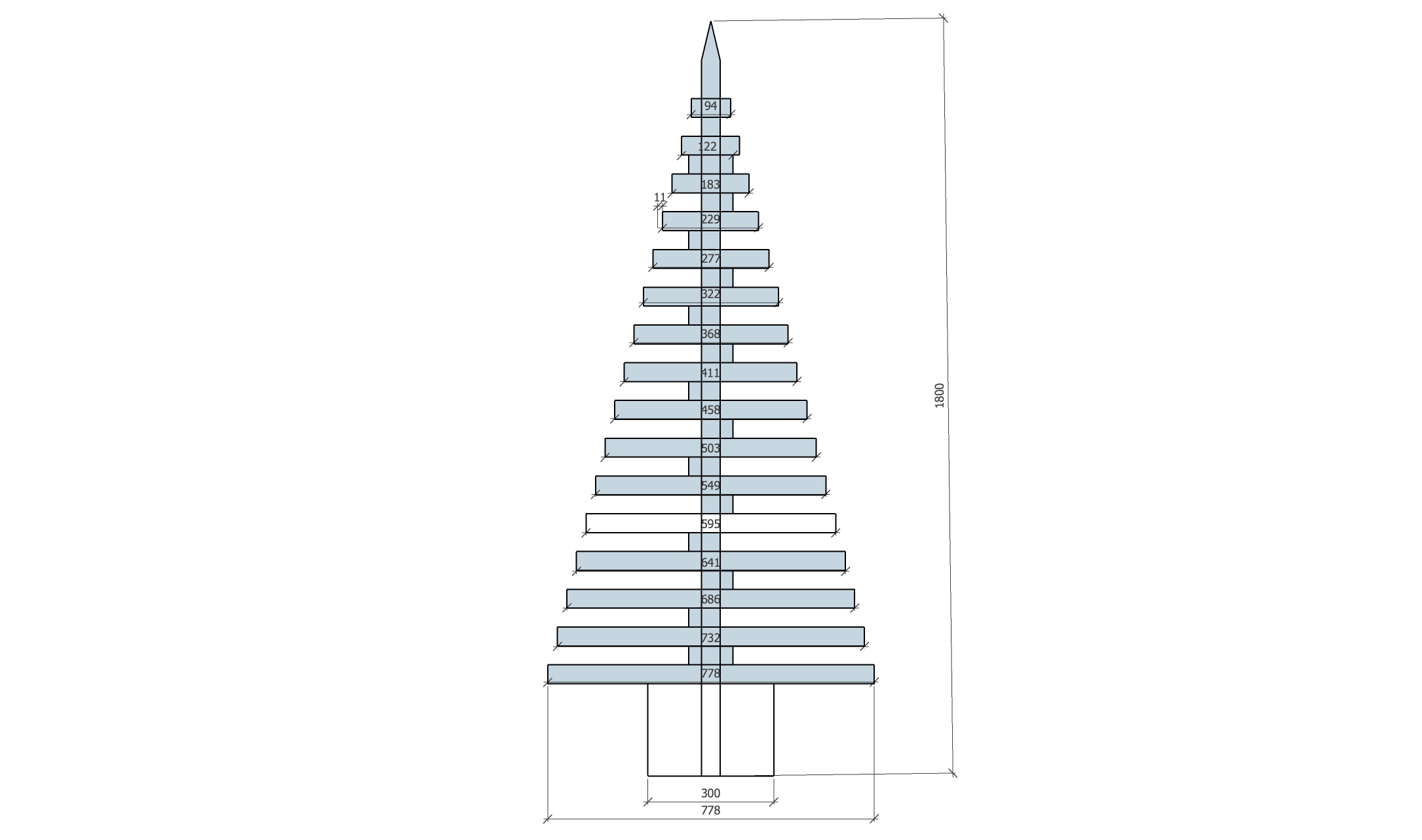 Fabriquer un Sapin de Noel… à partir du mécano MOB