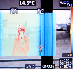 Thermographie infrarouge : quelques points singuliers des maisons Bois PE Thermographie infrarouge : quelques points singuliers des maisons Bois PE