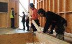 7 jours pour construire et agrandir en ossature bois (photos)