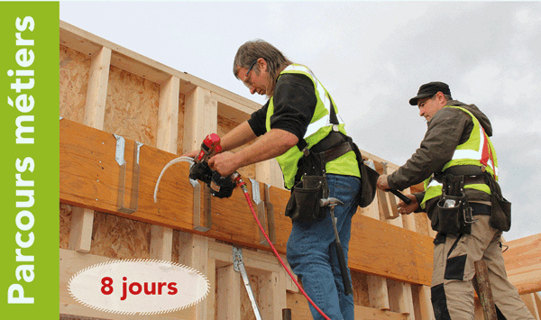 Parcours Métiers Construire en OSSATURE BOIS (8 jours)
