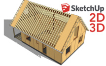 Formation SketchUp COB : Dessiner facilement en 2D et 3D vos constructions bois