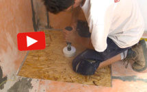 Vidéo : poser un carrelage et une douche à l'italienne sur un plancher bois