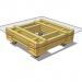 CFTABLE basse empil 4 roues