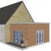 Extension d'une maison à ossature bois